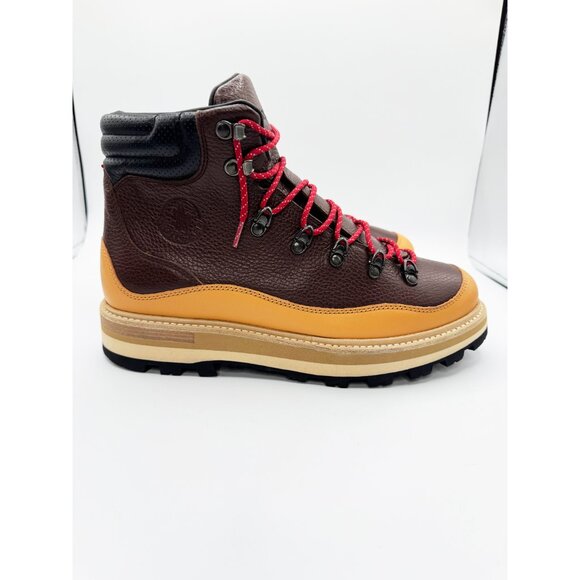 Moncler Mens Peka Trek Leather Hiking Boots - Picture 3 of 12